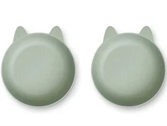Liewood rabbit dusty mint skåle Solina (2-pack)